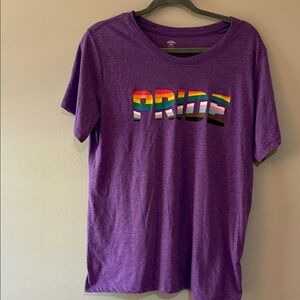 Purple Pride Short Sleeve Tee Size XL 16/18